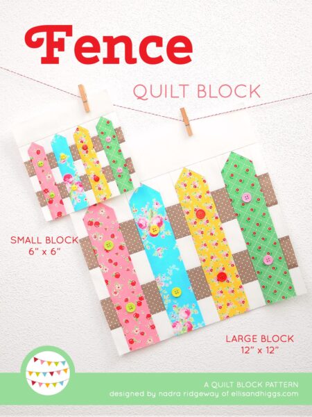 Spring quilt patterns - Fence quilt pattern