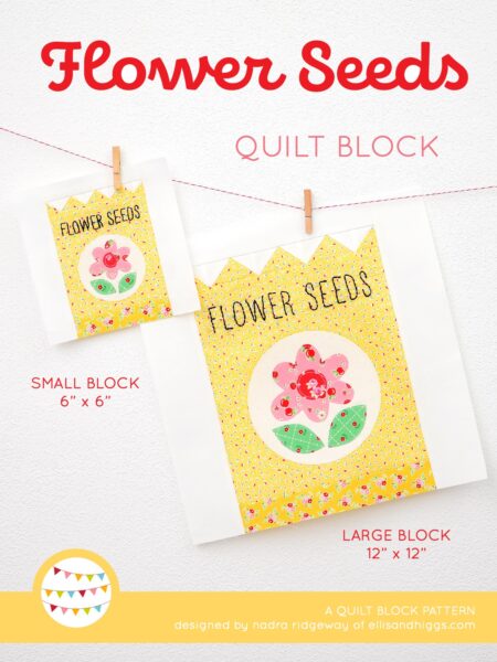 Spring quilt patterns - Flower Seeds quilt pattern