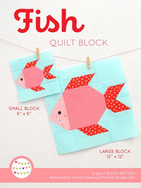 Nautical quilt patterns - Fish quilt pattern