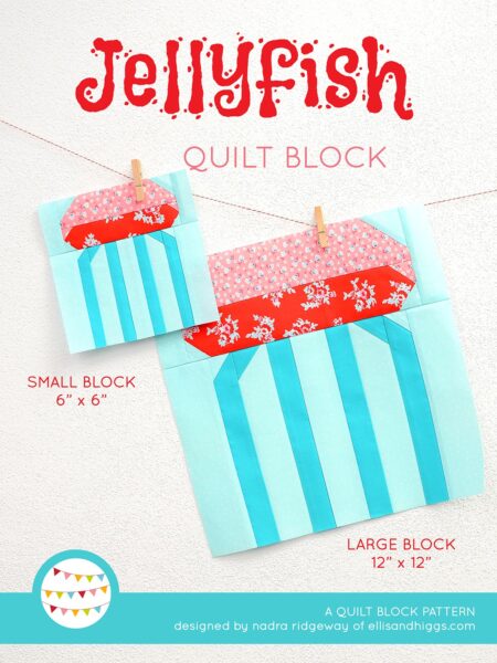 Nautical quilt patterns - Jellyfish quilt pattern