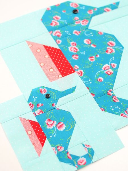 Nautical quilt patterns - Seahorse quilt pattern