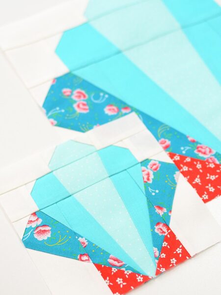 Nautical quilt patterns - Seashell quilt pattern