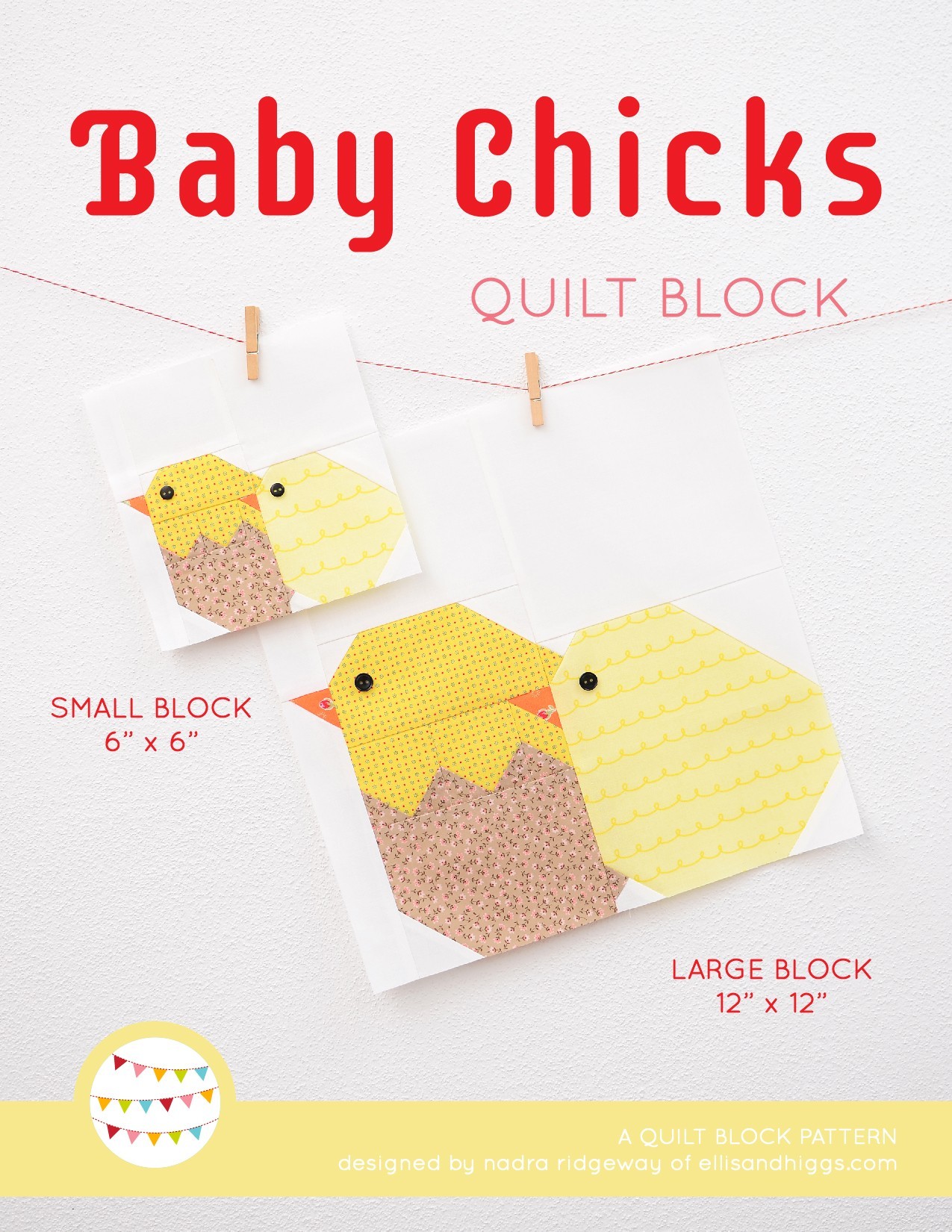 easter-quilt-patterns-baby-chicks-quilt-pattern-nadra-ridgeway-ellis-and-higgs Easter quilt patterns - Baby Chicks quilt pattern
