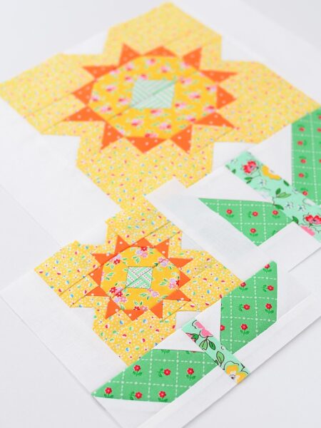 Easter quilt patterns - Daffodil quilt pattern