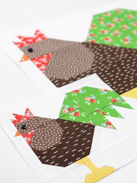 Easter quilt patterns - Rooster quilt pattern