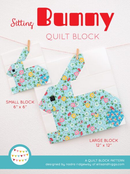 Easter quilt patterns - Sitting Bunny quilt pattern