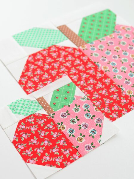 Fall quilt patterns - Apple quilt pattern