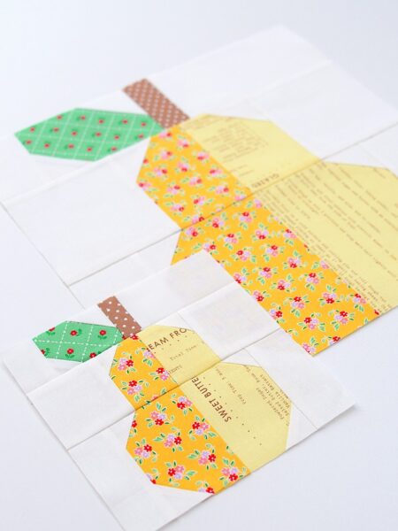 Fall quilt patterns - Pear quilt pattern