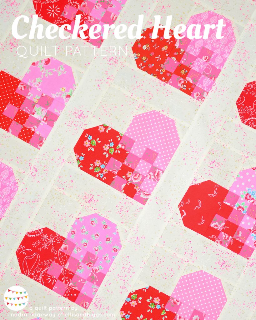 Checkered Heart Quilt Pattern