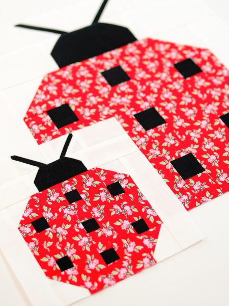 Summer quilt patterns - Ladybug quilt pattern