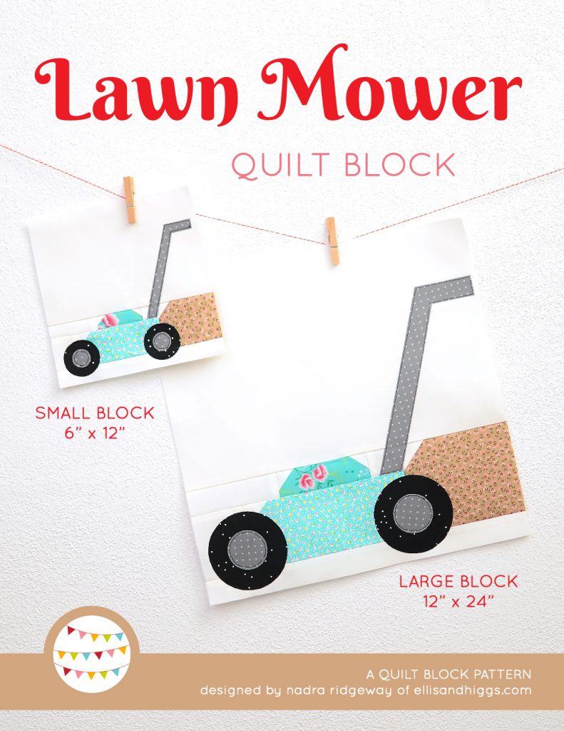 Lawn Mower Quilt Pattern