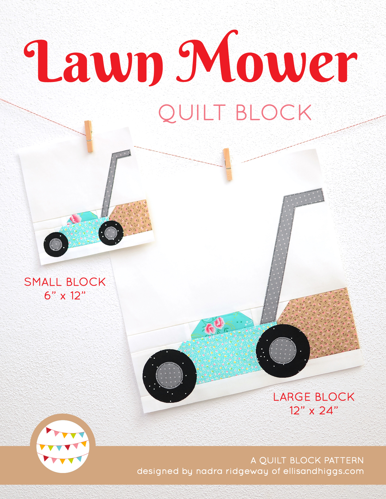 Lawn Mower Quilt Pattern