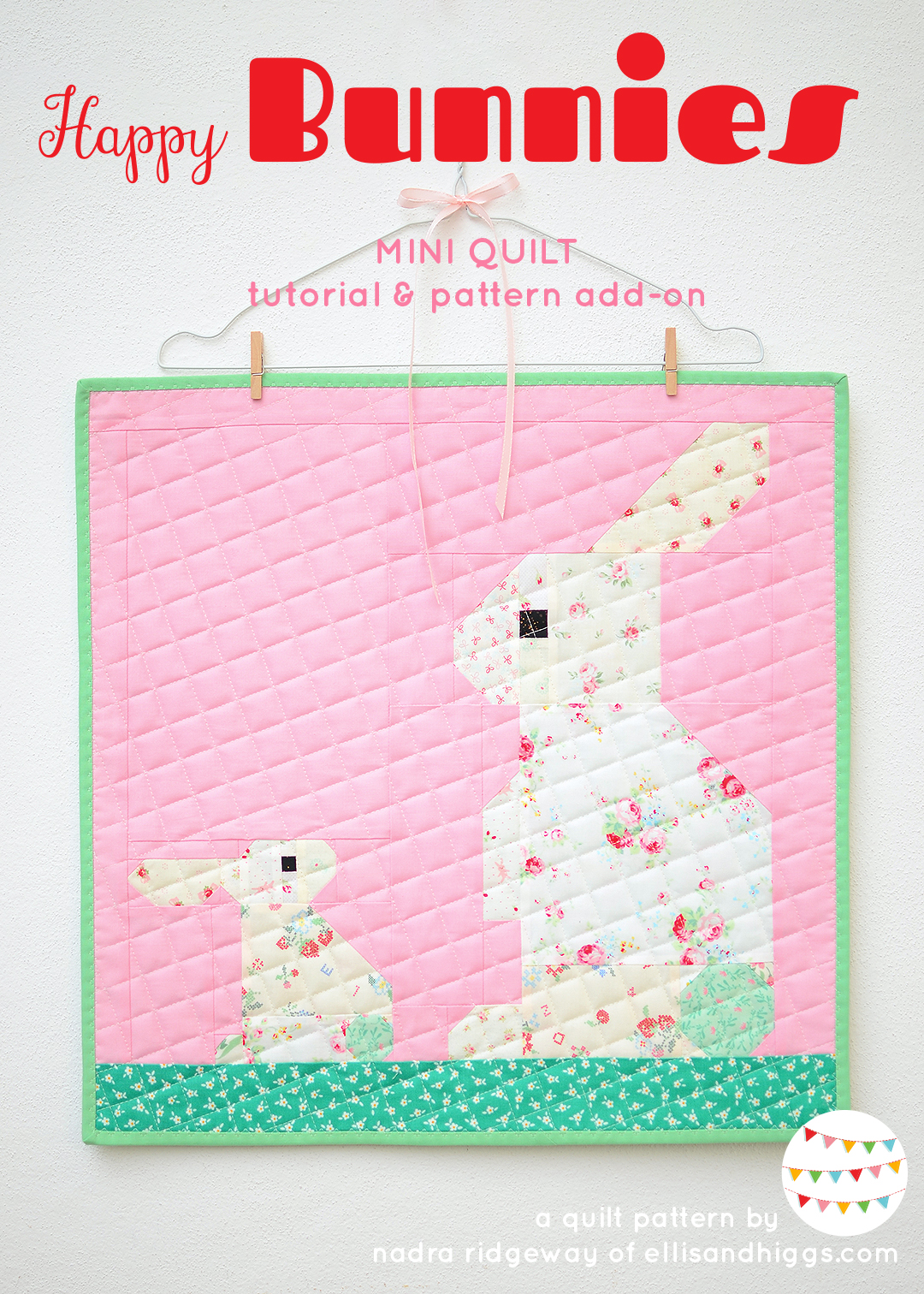 Easter Bunny mini quilt