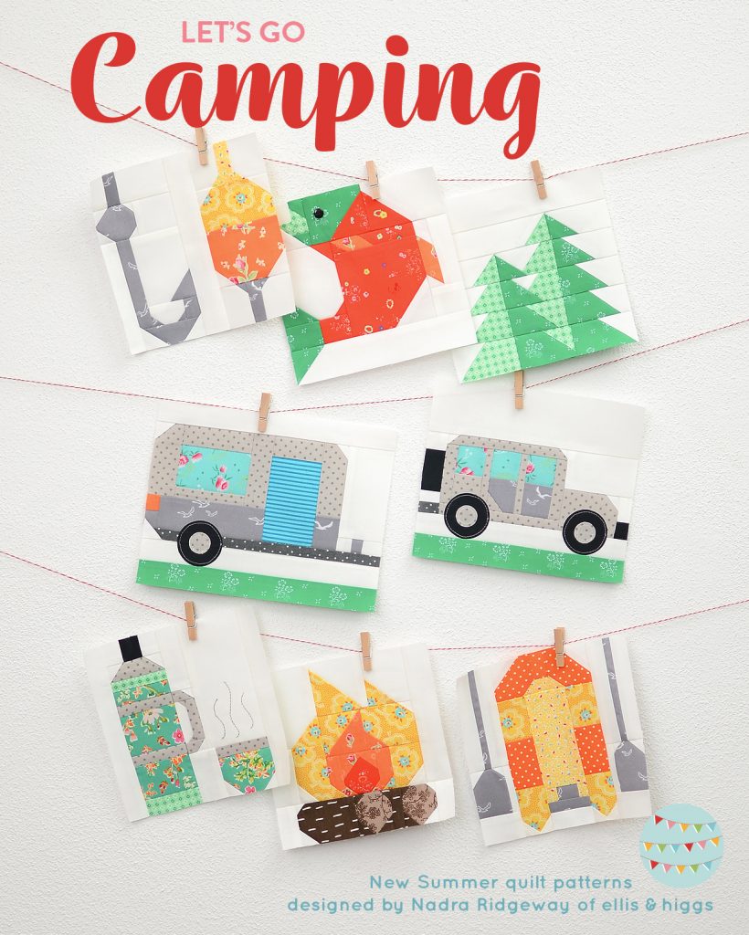 Summer quilt patterns - camping quilt patterns