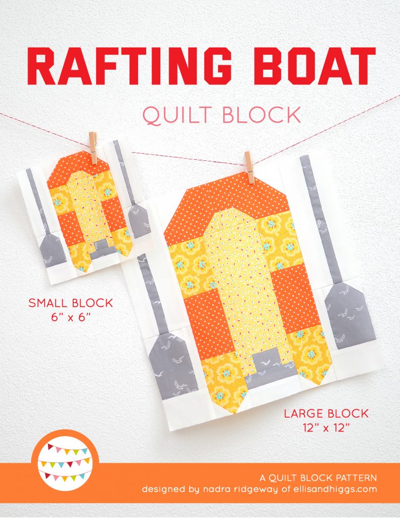 Summer quilt patterns - Rafting Boat quilt pattern