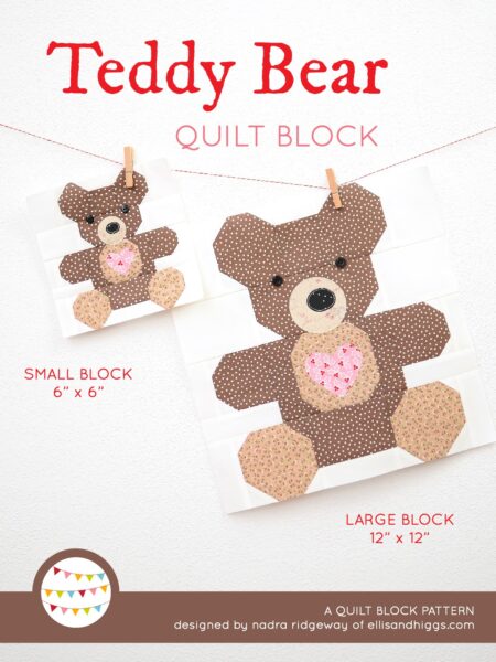 Christmas quilt patterns - Teddy Bear quilt pattern