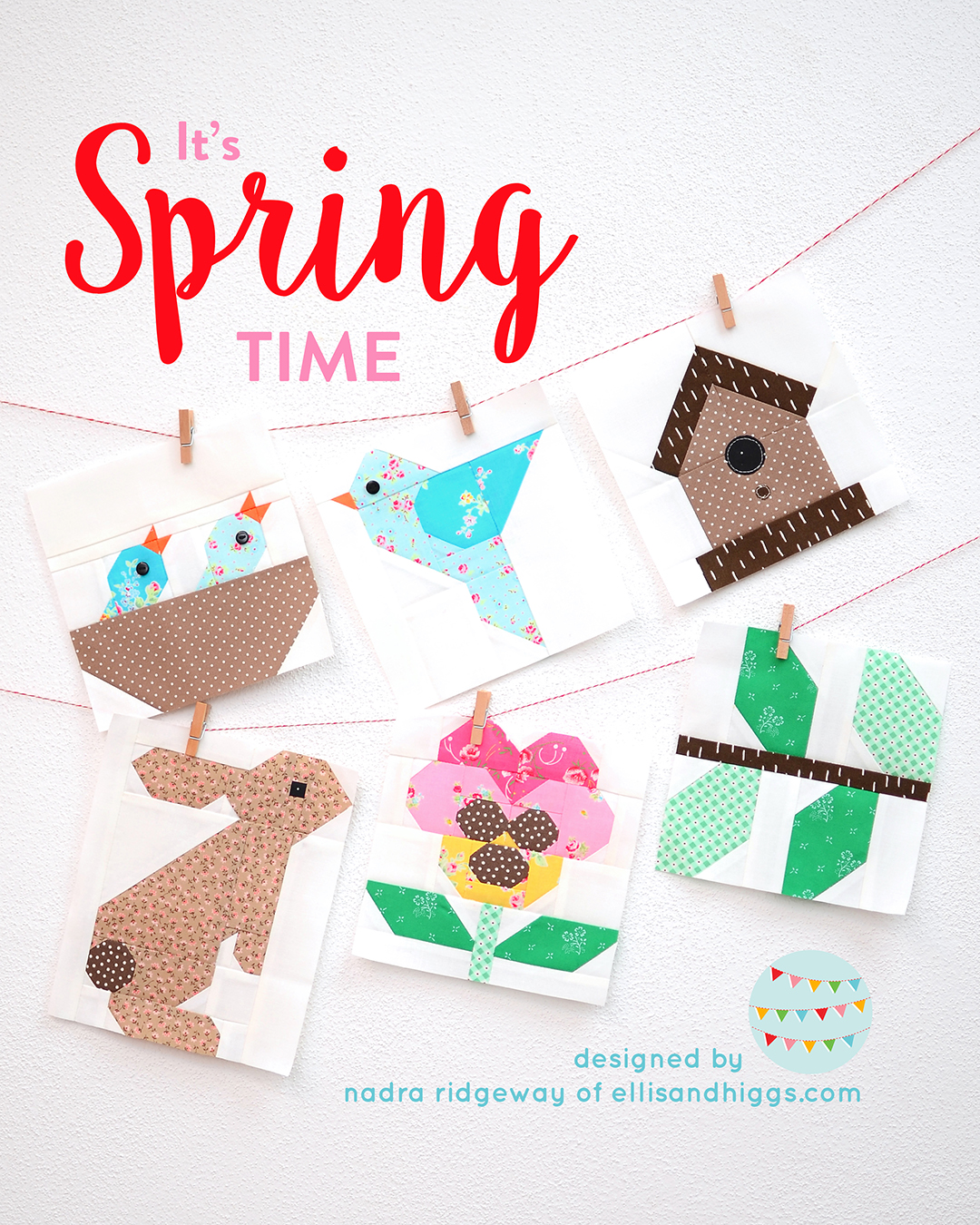 Spring quilt patterns by ellis & higgs