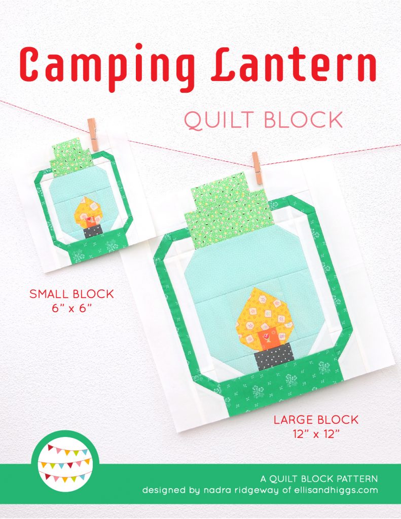 Lantern quilt pattern - Camping quilt patterns