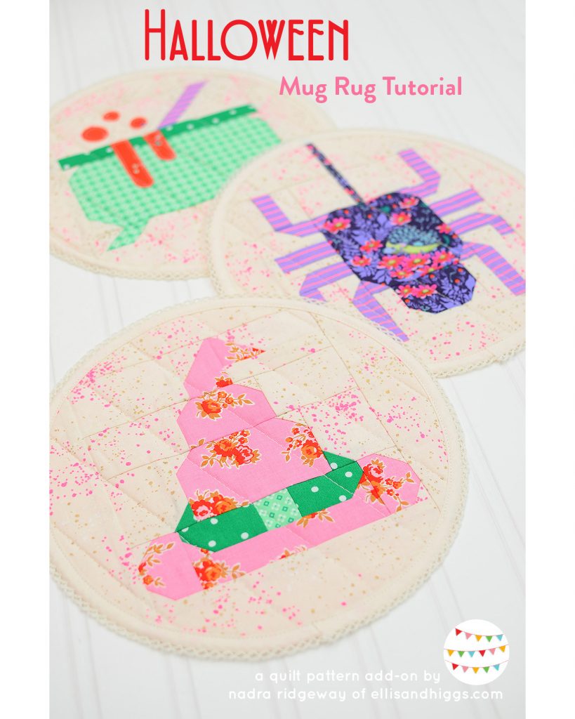 Halloween Mug Rugs - Tutorial & Pattern Add-on