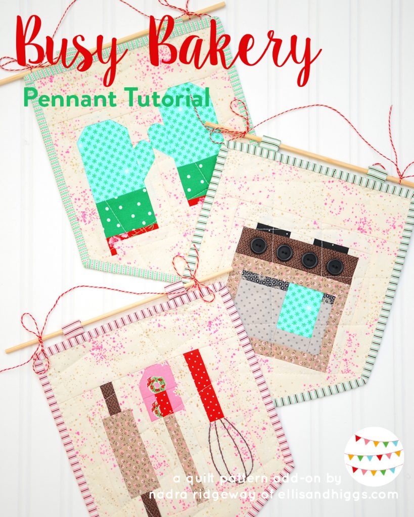 Wall Pennant quilt pattern - Christmas quilt patterns