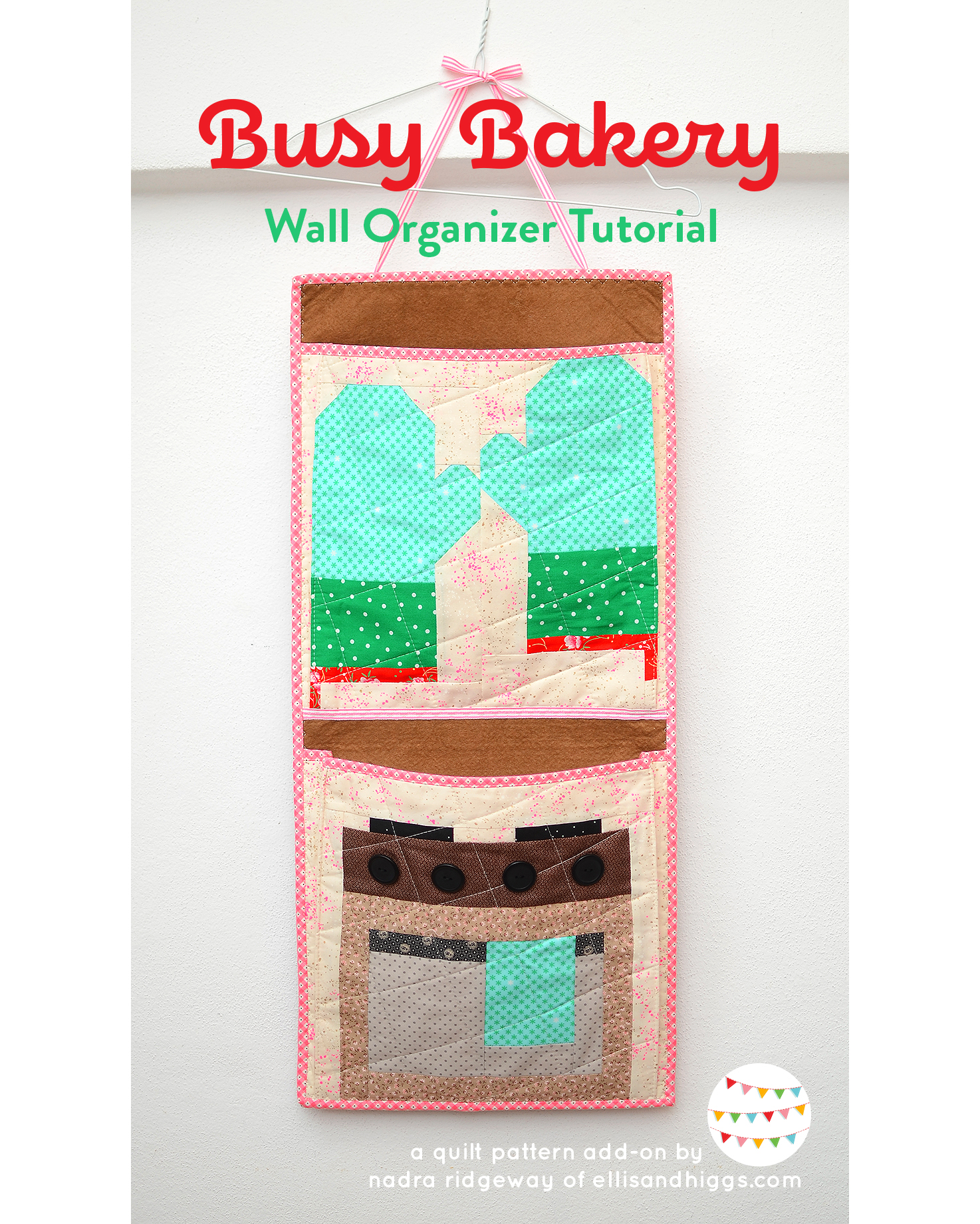 Wall Organizer quilt pattern - Christmas quilt patterns