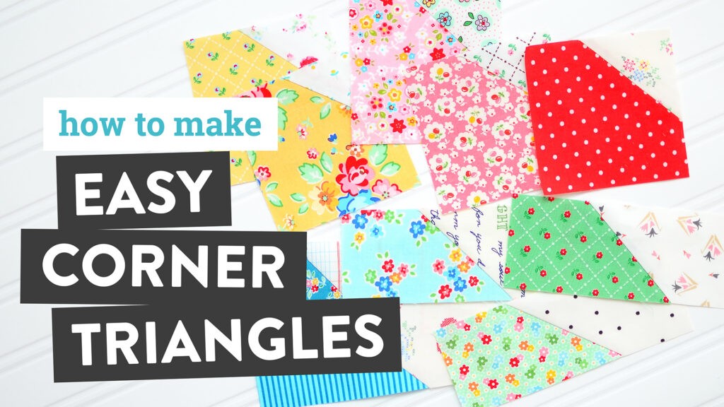 Easy Corner Triangle Tutorial - How to make Easy Corner Triangles