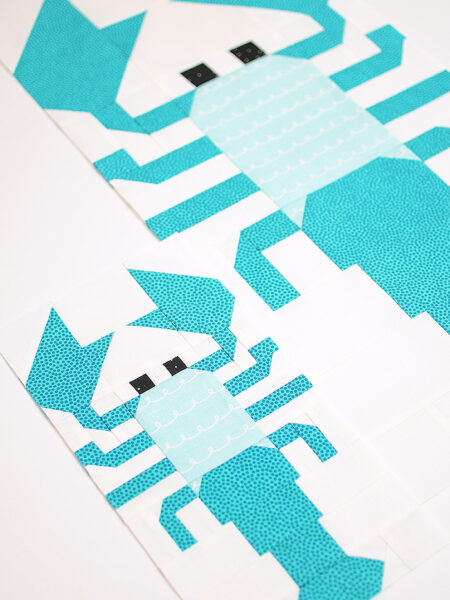 Nautical quilt patterns - Lobster quilt pattern