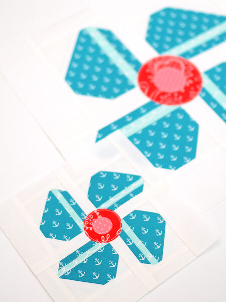 Nautical quilt patterns - Ship Propeller quilt pattern