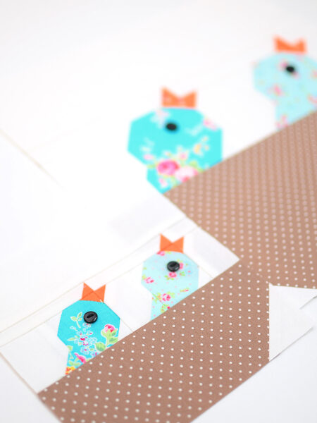 Spring quilt patterns - Bird Nest quilt pattern