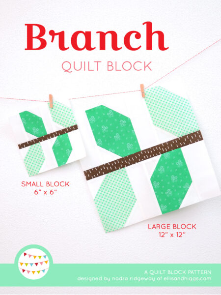 Spring quilt patterns - Branch quilt pattern