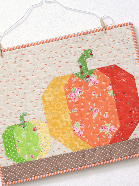Fall quilt pattern - Pumpkin quilt pattern