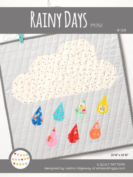 Fall quilt pattern - Rain Cloud quilt pattern