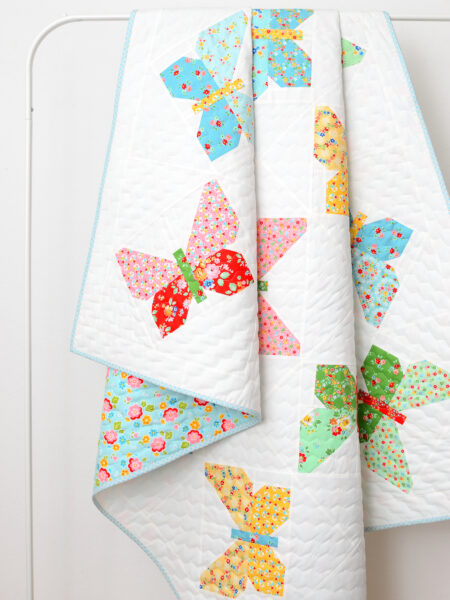 Spring quilt pattern - Dancing Butterfly quilt pattern