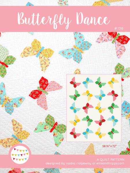 Spring quilt pattern - Dancing Butterfly quilt pattern