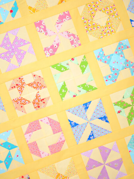 Spring quilt pattern - Four Patch Fun quilt pattern