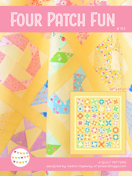 Spring quilt pattern - Four Patch Fun quilt pattern