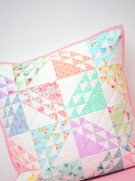 Spring quilt pattern - Spring meadow pillow pattern
