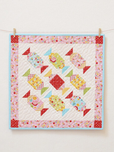 Summer quilt pattern - Sugar Candies mini quilt pattern