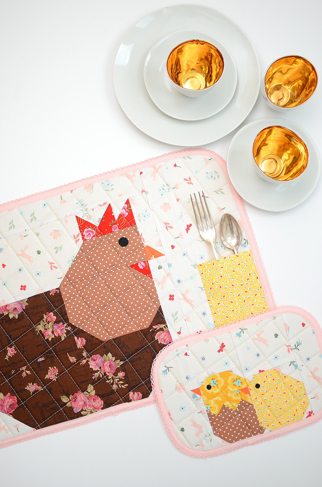 Quilted Coasters - an easy quilt pattern add-on by Nadra Ridgeway of ellis & higgs