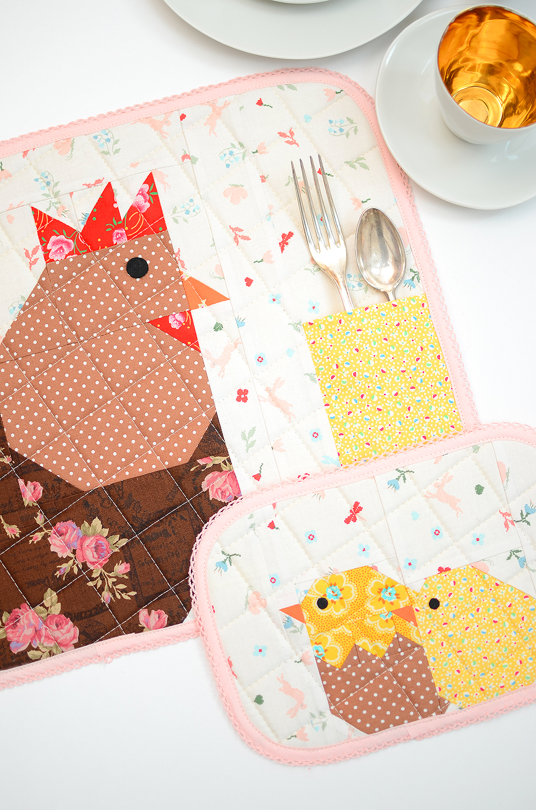 Quilted Coasters - an easy quilt pattern add-on by Nadra Ridgeway of ellis & higgs