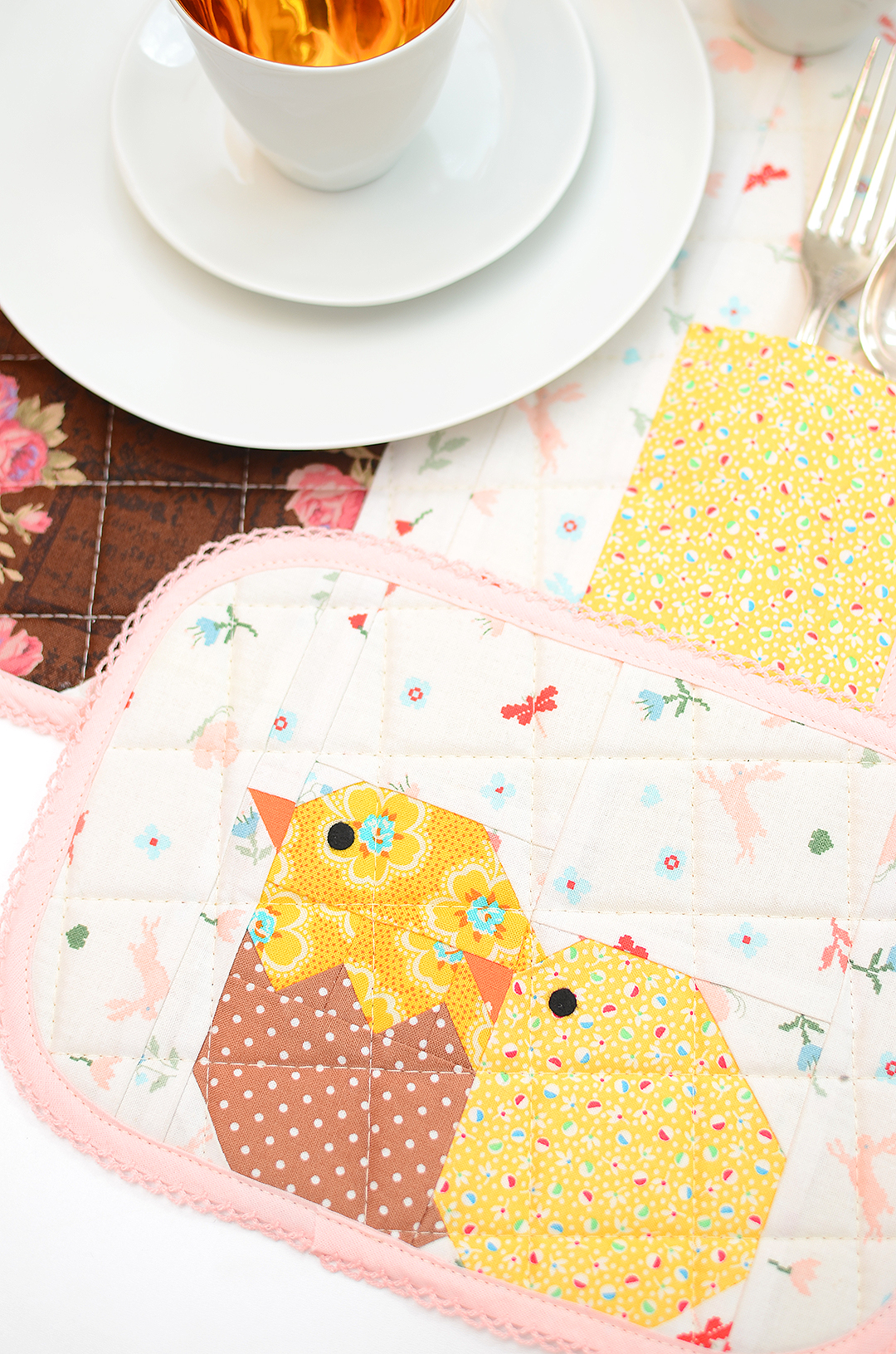 Quilted Coasters - an easy quilt pattern add-on by Nadra Ridgeway of ellis & higgs