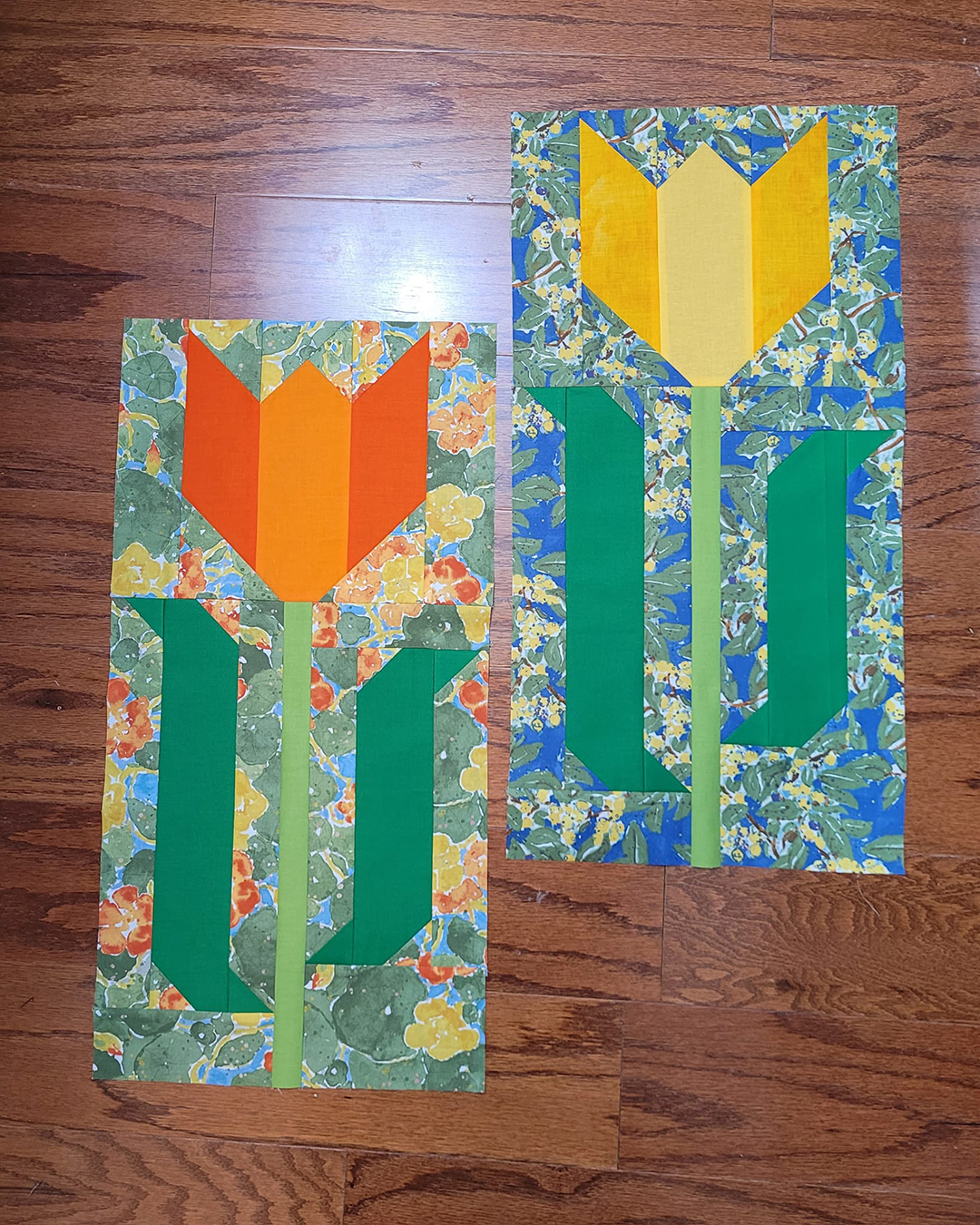 Tulip Quilt - an easy quilt pattern by Nadra Ridgeway of ellis & higgs