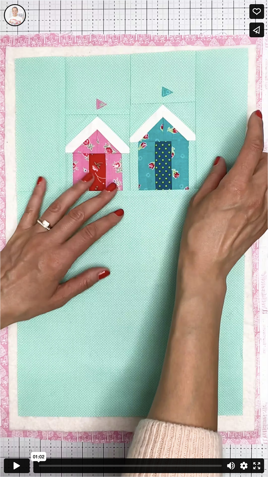 Nautical Zip Pouch - an easy quilt pattern by Nadra Ridgeway of ellis & higgs