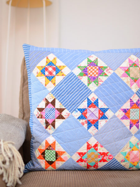 Starry Sky Pillow pattern - Star Quilt Pattern