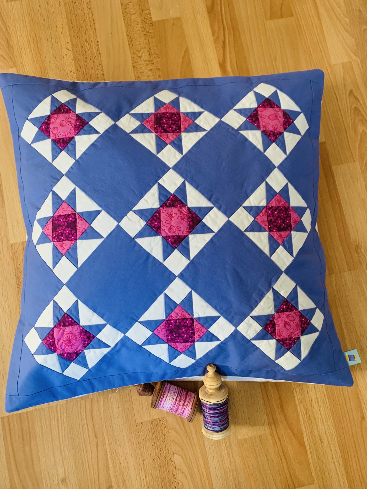 Starry Sky Pillow pattern - Star Quilt Pattern