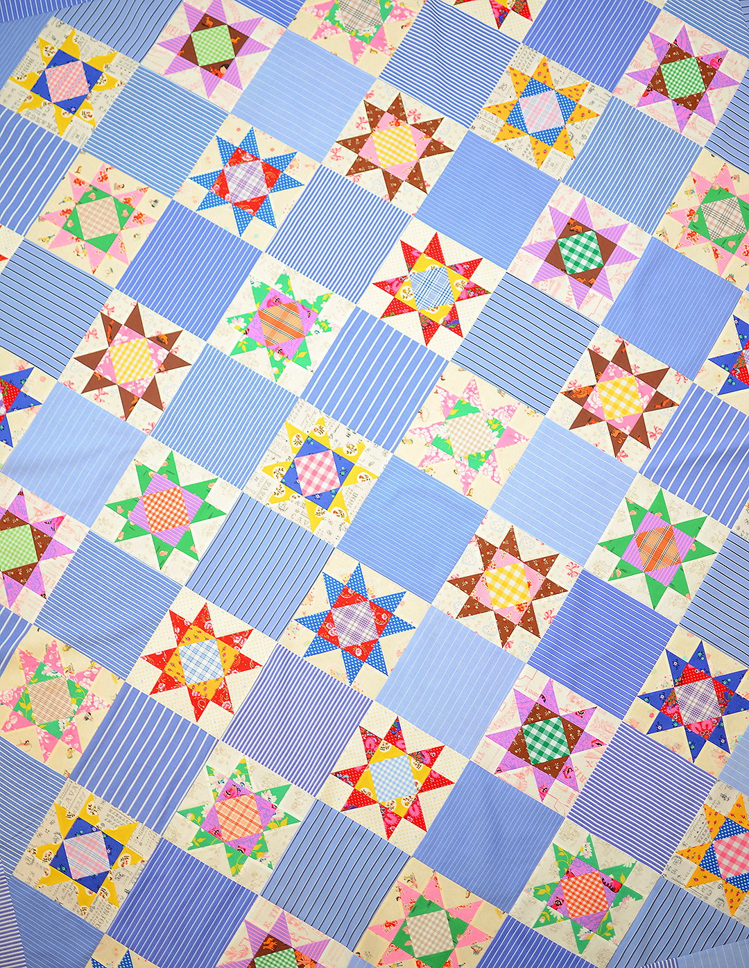 Starry Sky quilt pattern - Star Quilt Pattern